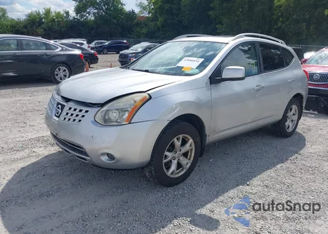 2008 Nissan Rogue Sl из США, поврежденный, VIN JN8AS58V78W131337